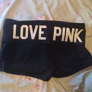 Love Pink Yoga Shorts
